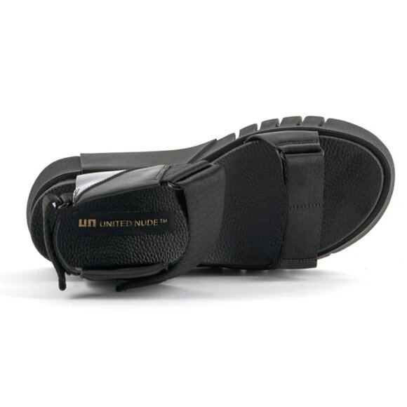 Black United Nude Delta Run Sandal - 41 - Picture 9 of 11